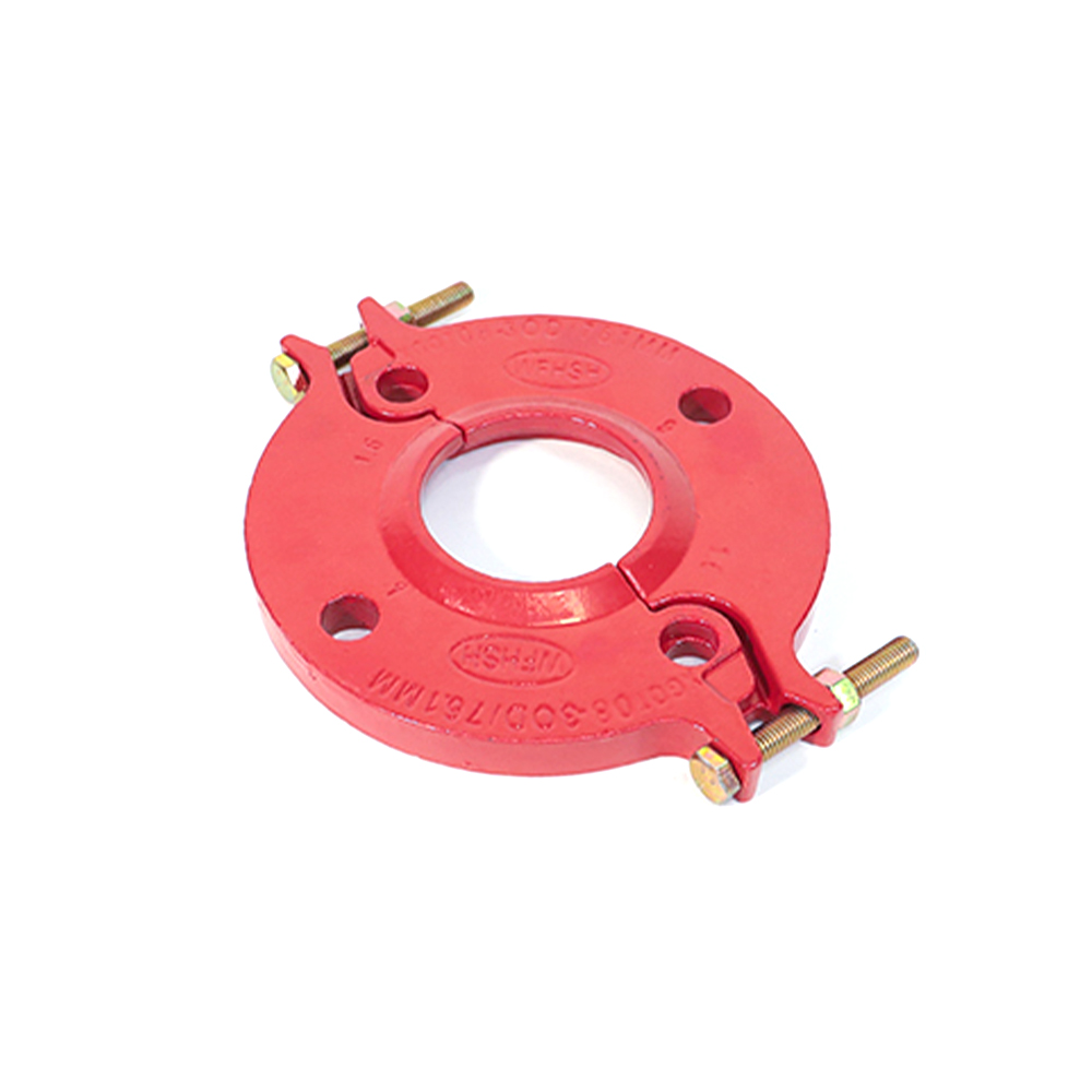 Flange dividido ranhurado