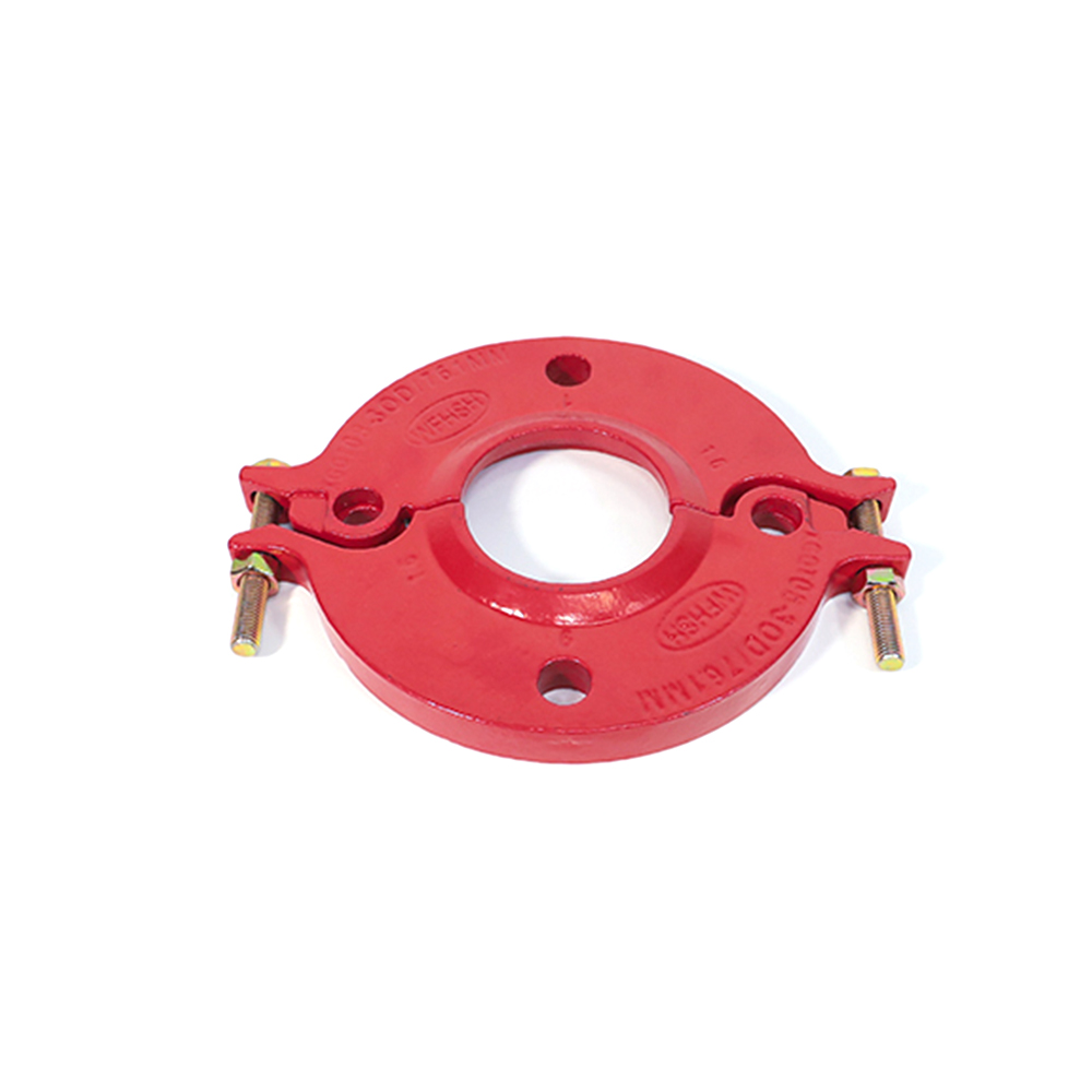 Flange dividido ranhurado