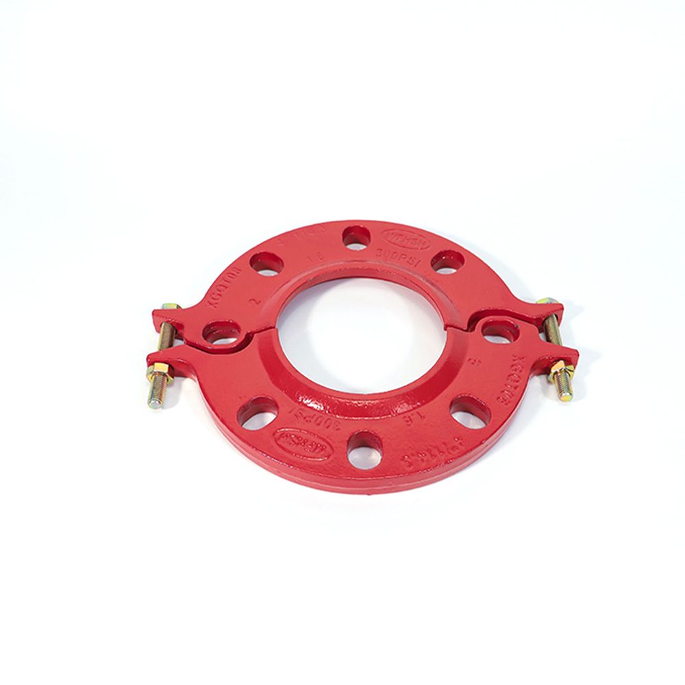 Flange dividido ranhurado