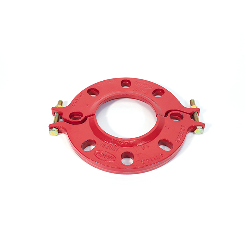 Flange dividido ranhurado