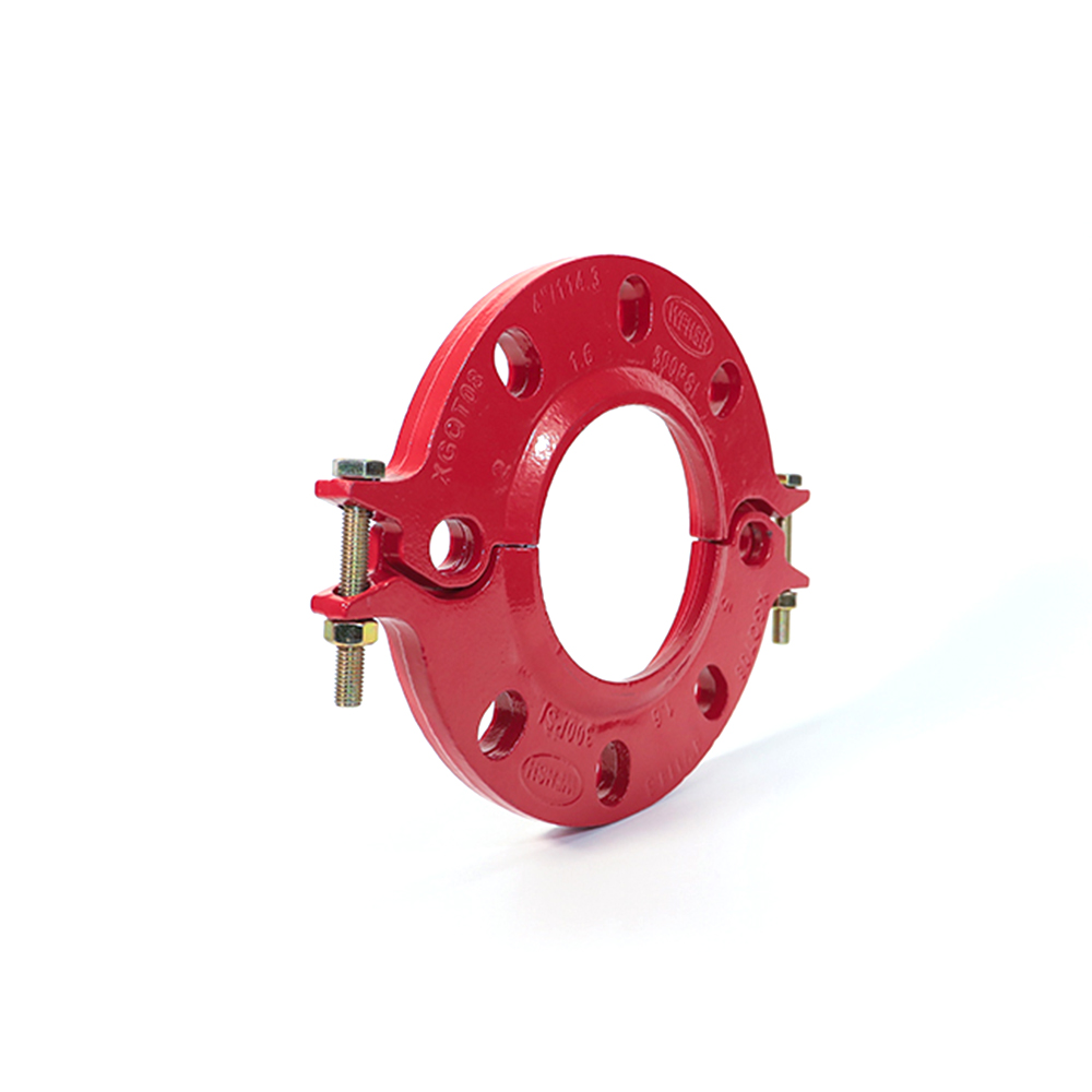 Flange dividido ranhurado