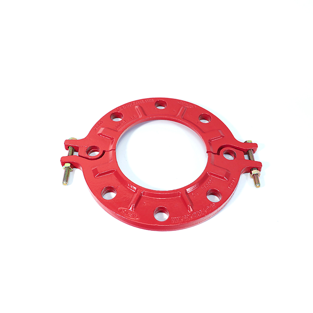 Flange dividido ranhurado