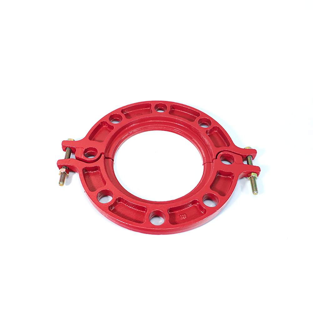 Flange dividido ranhurado