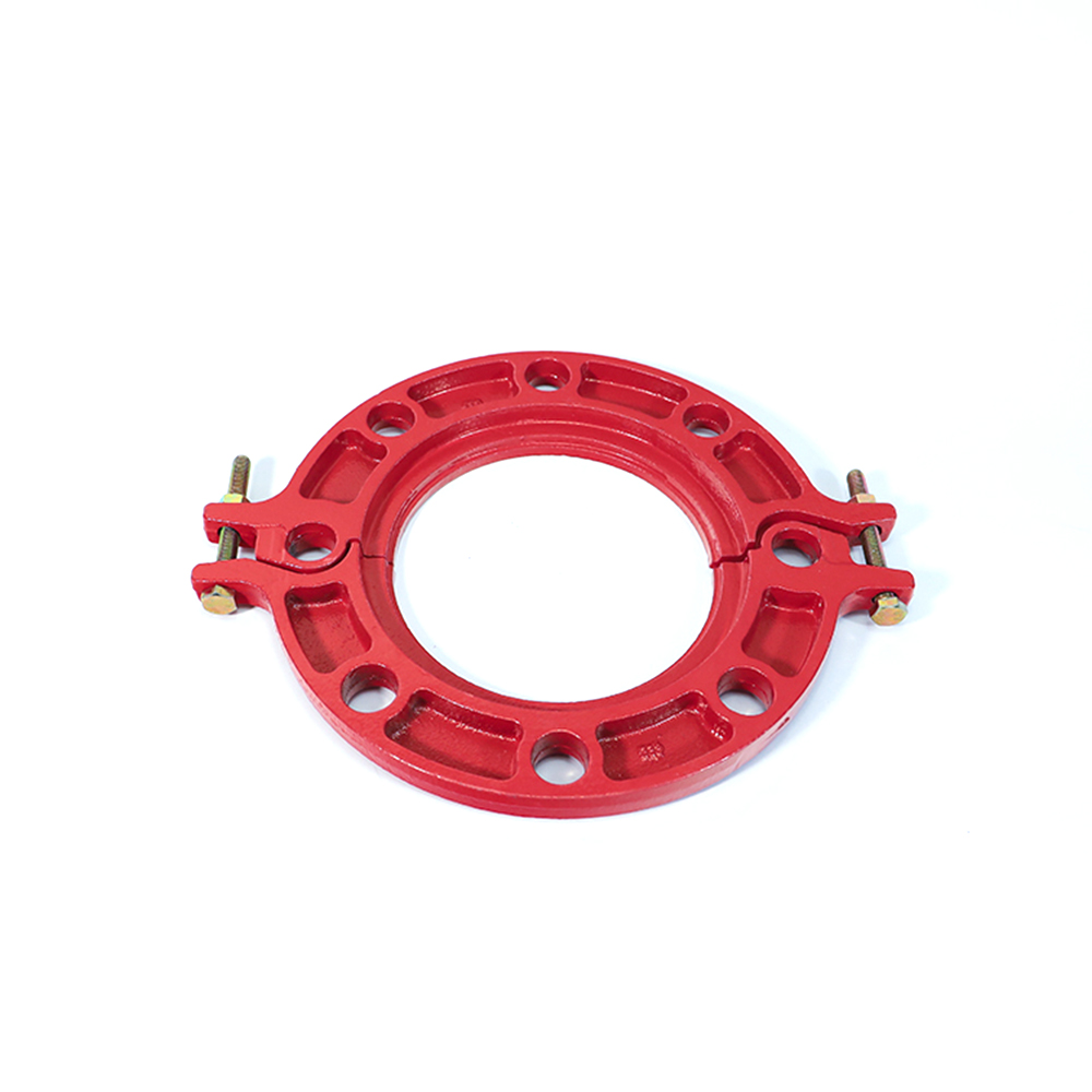 Flange dividido ranhurado