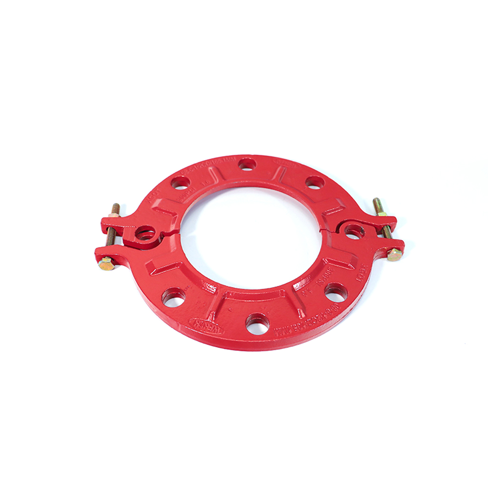 Flange dividido ranhurado