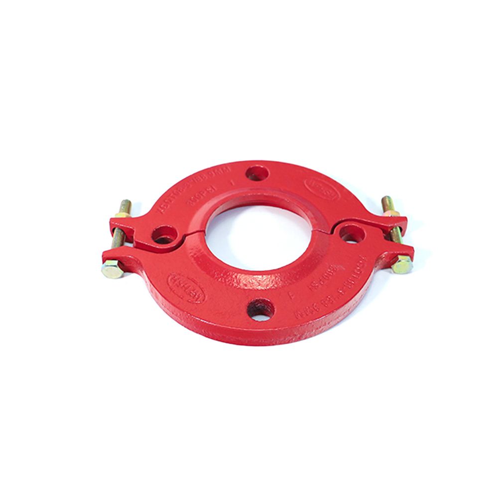 Flange dividido ranhurado