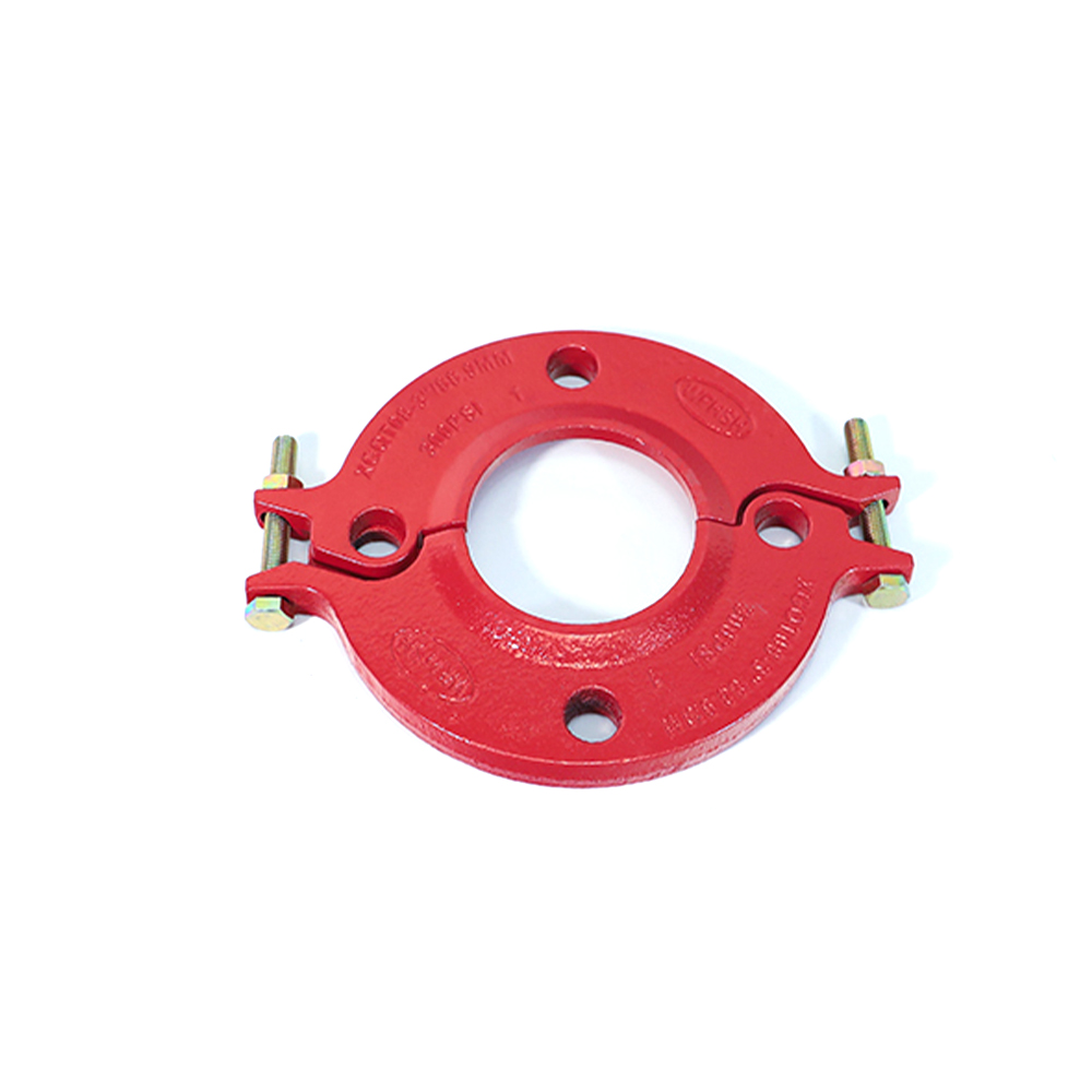 Flange dividido ranhurado