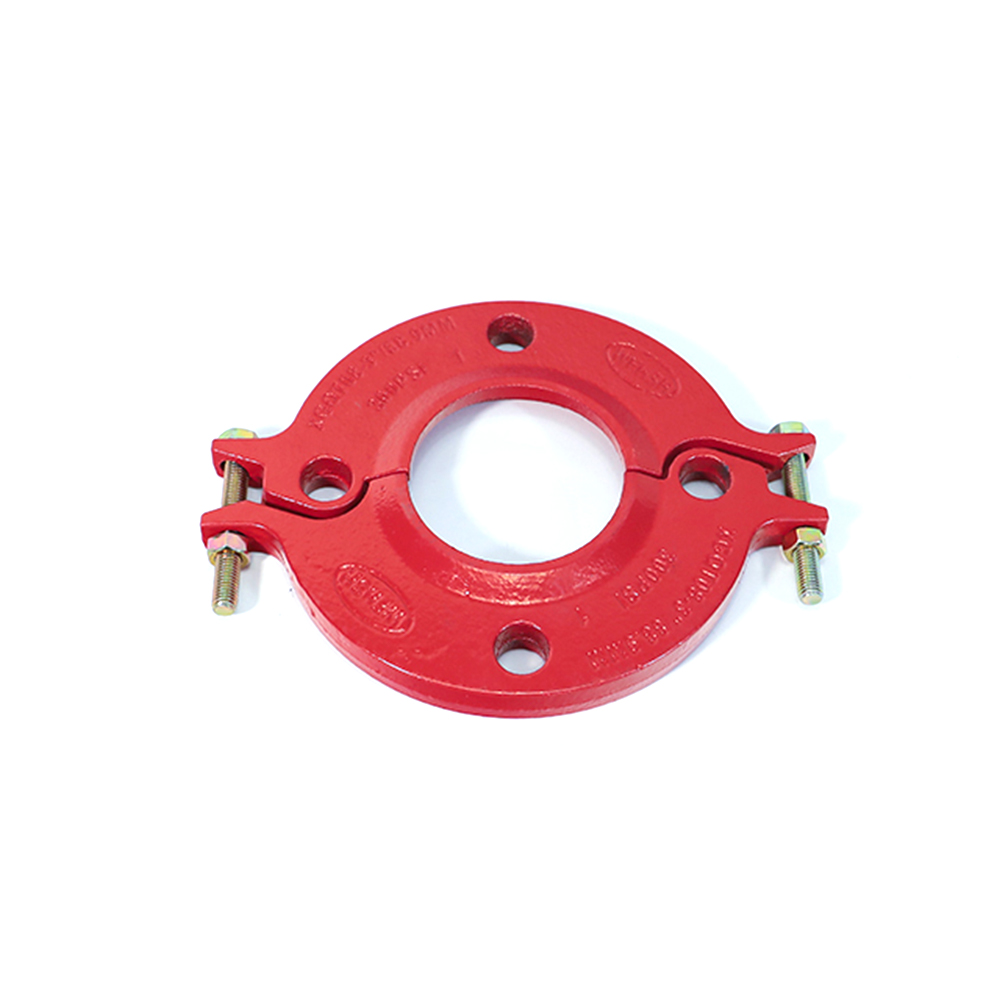 Flange dividido ranhurado