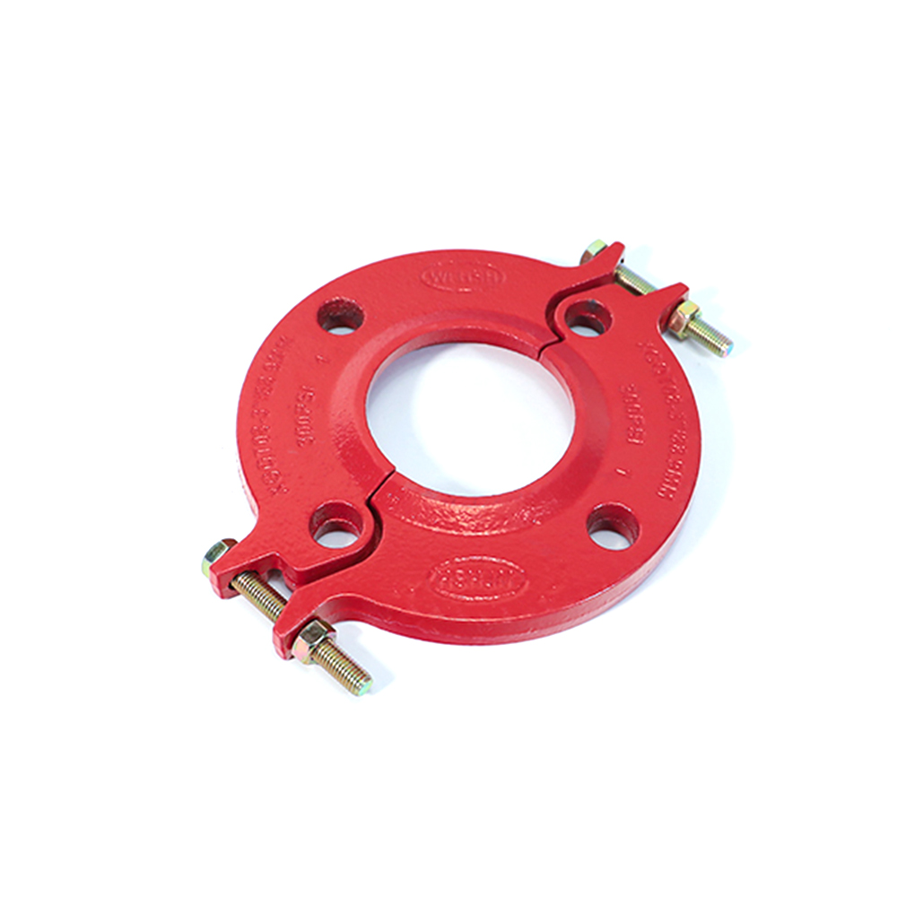 Flange dividido ranhurado