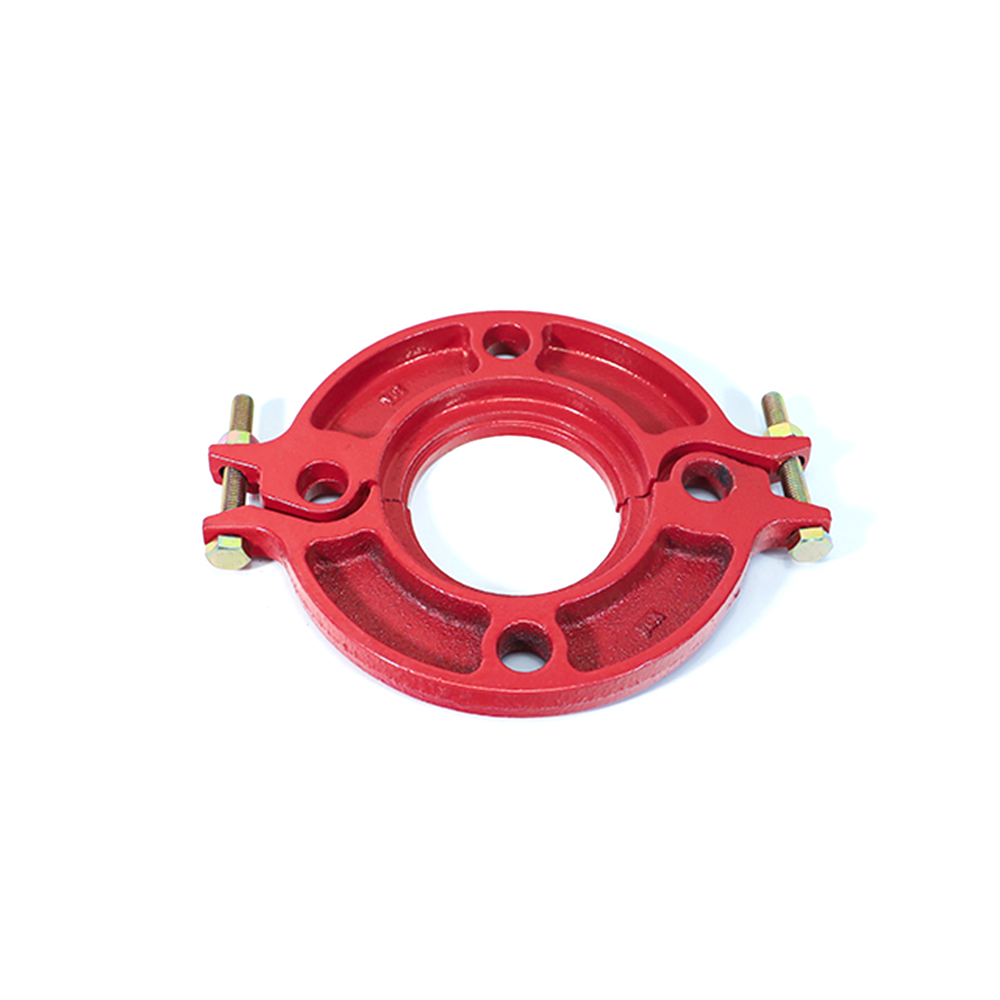 Flange dividido ranhurado