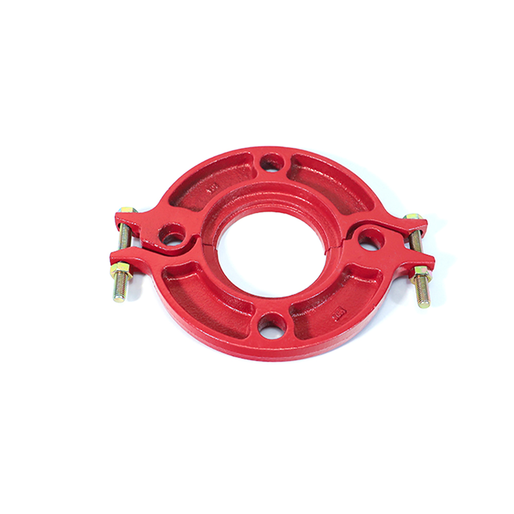 Flange dividido ranhurado