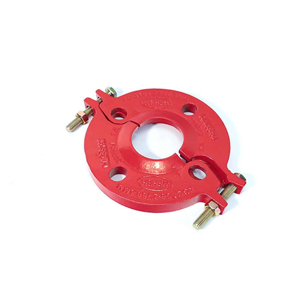 Flange dividido ranhurado