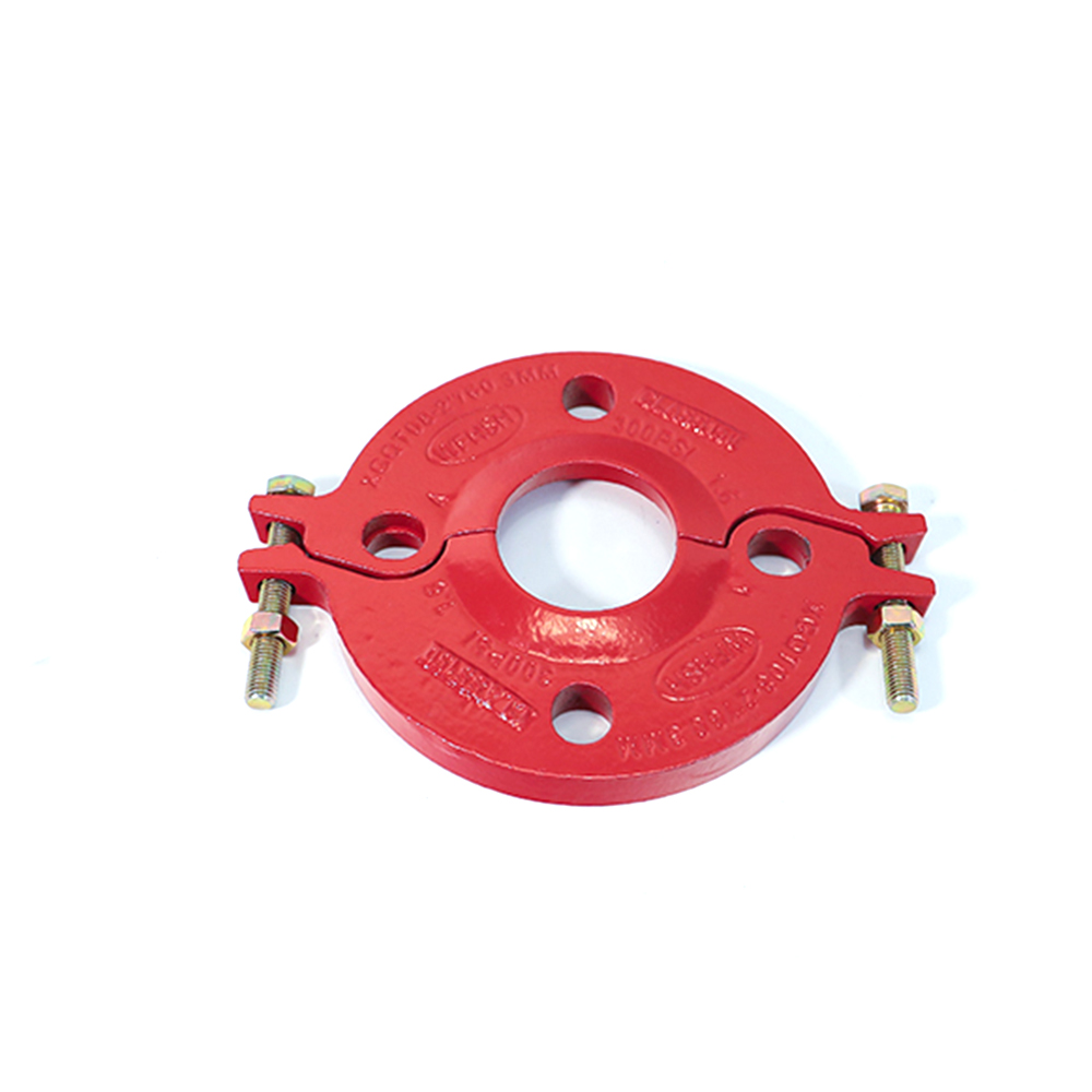 Flange dividido ranhurado