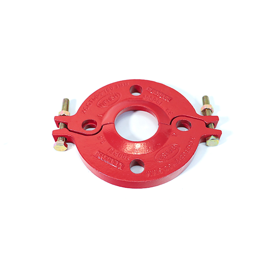 Flange dividido ranhurado