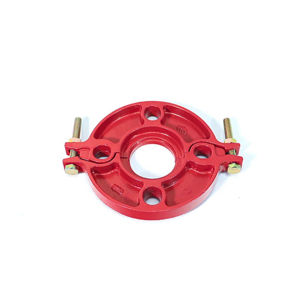 Flange dividido ranhurado