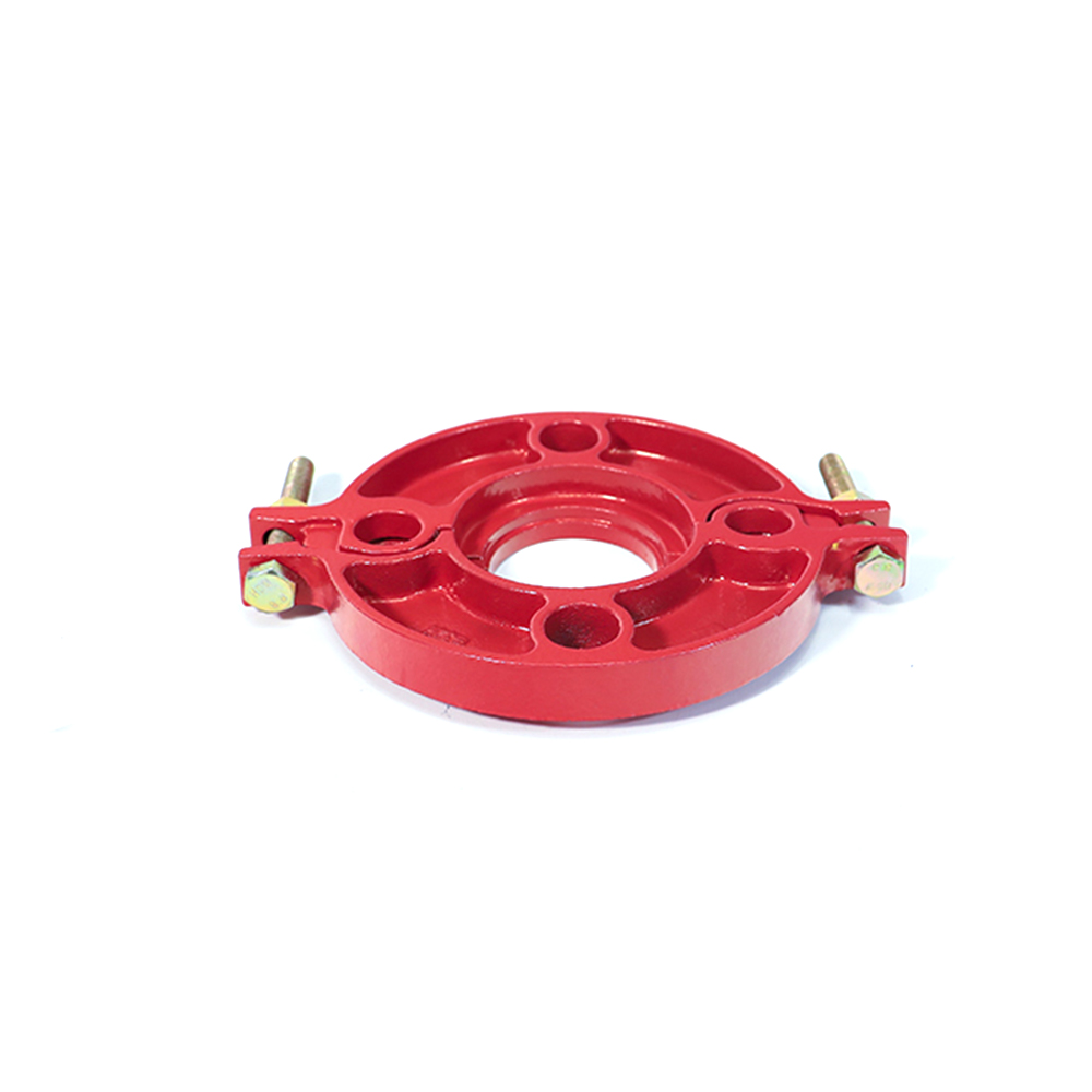 Flange dividido ranhurado