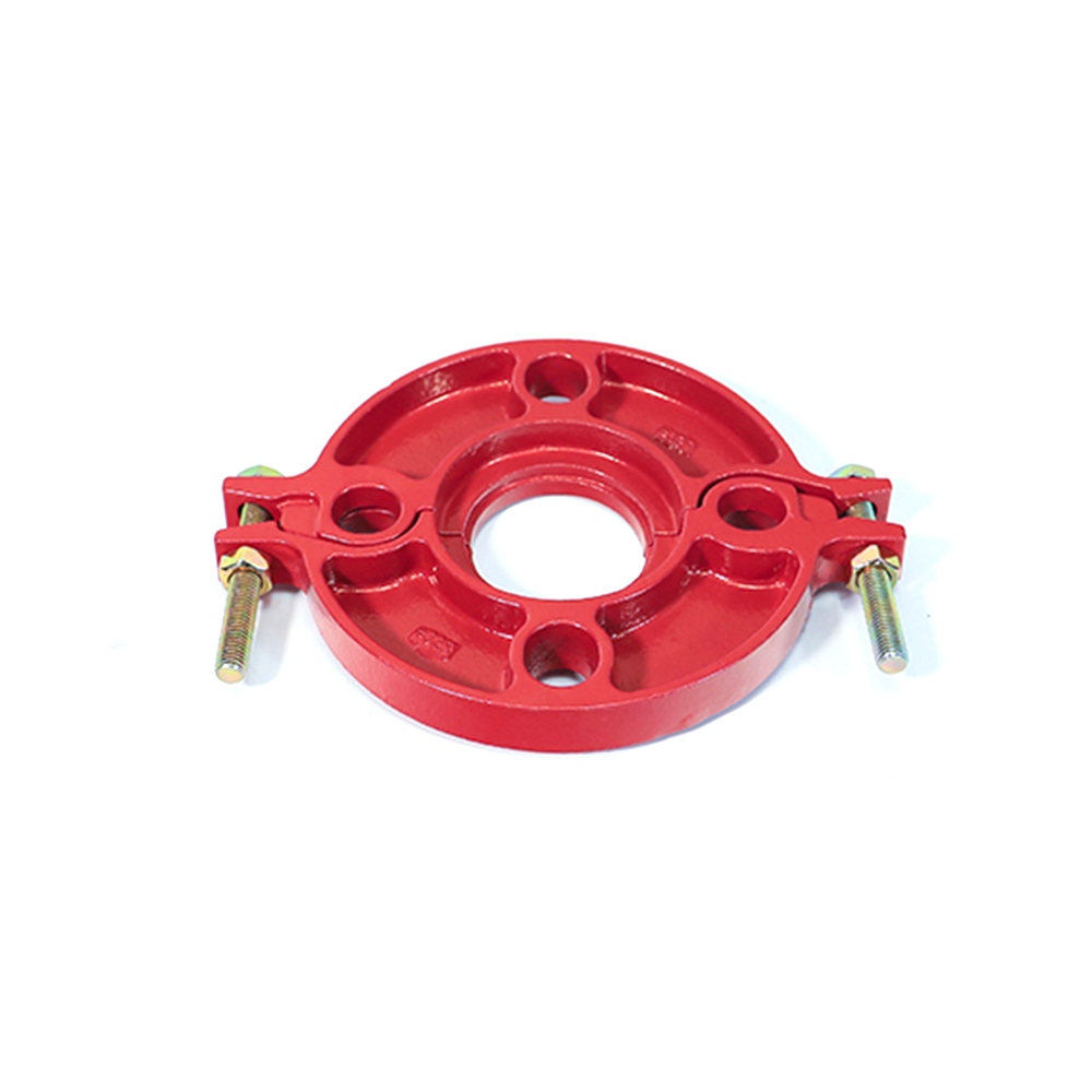 Flange dividido ranhurado